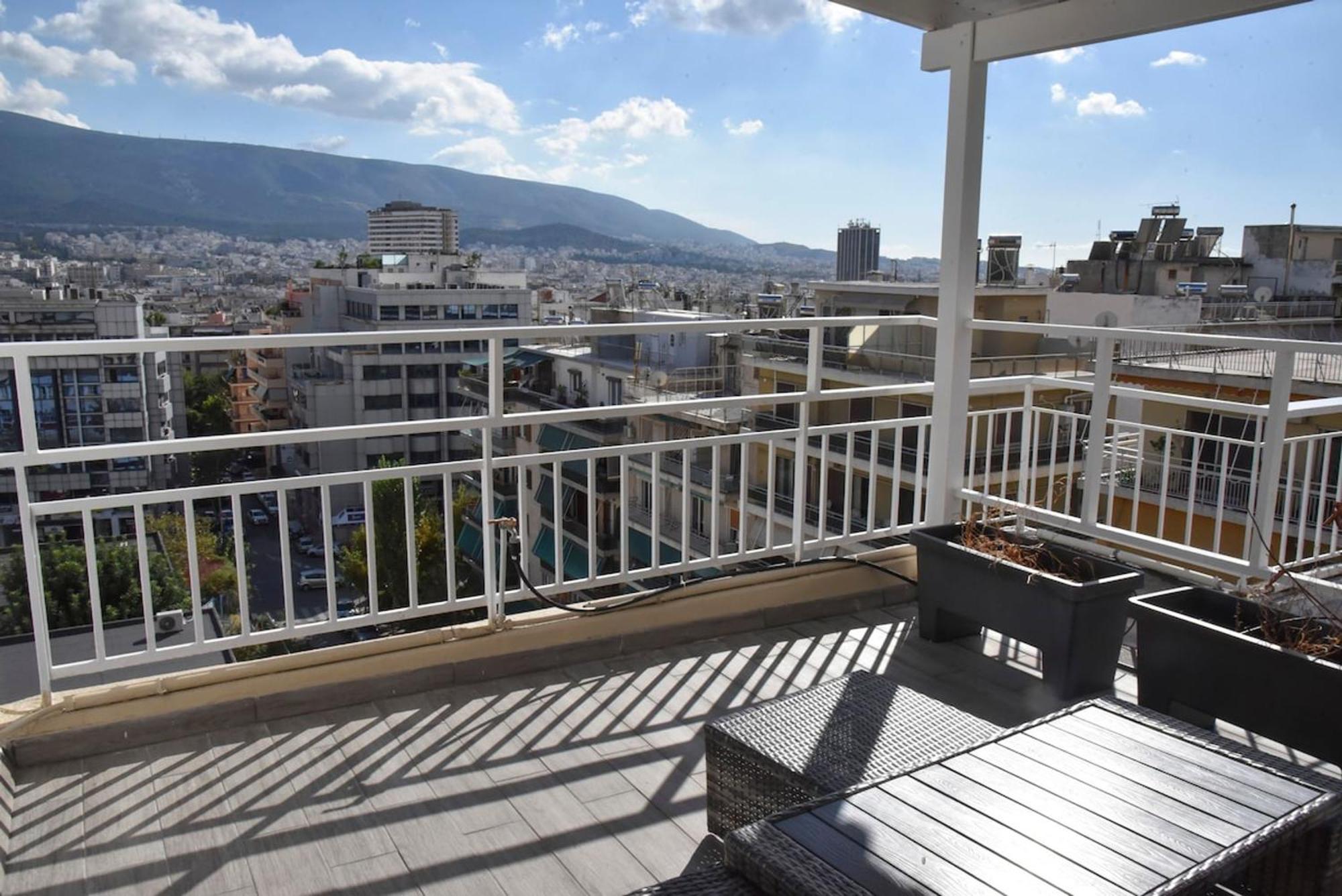 Tiny Rooftop Apartment Athen Eksteriør billede