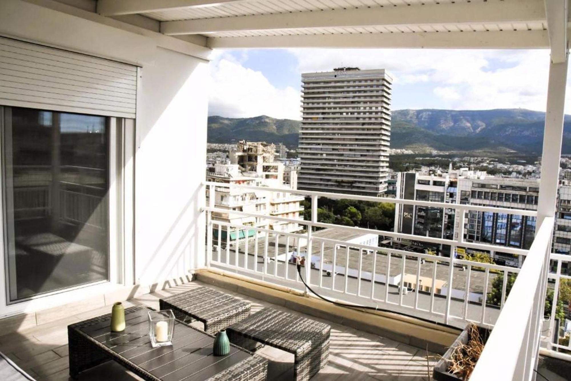 Tiny Rooftop Apartment Athen Eksteriør billede